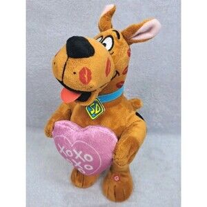 Gemmy Scooby Doo Walking 10" Valentines Day Plush Music Be My Baby Ronettes